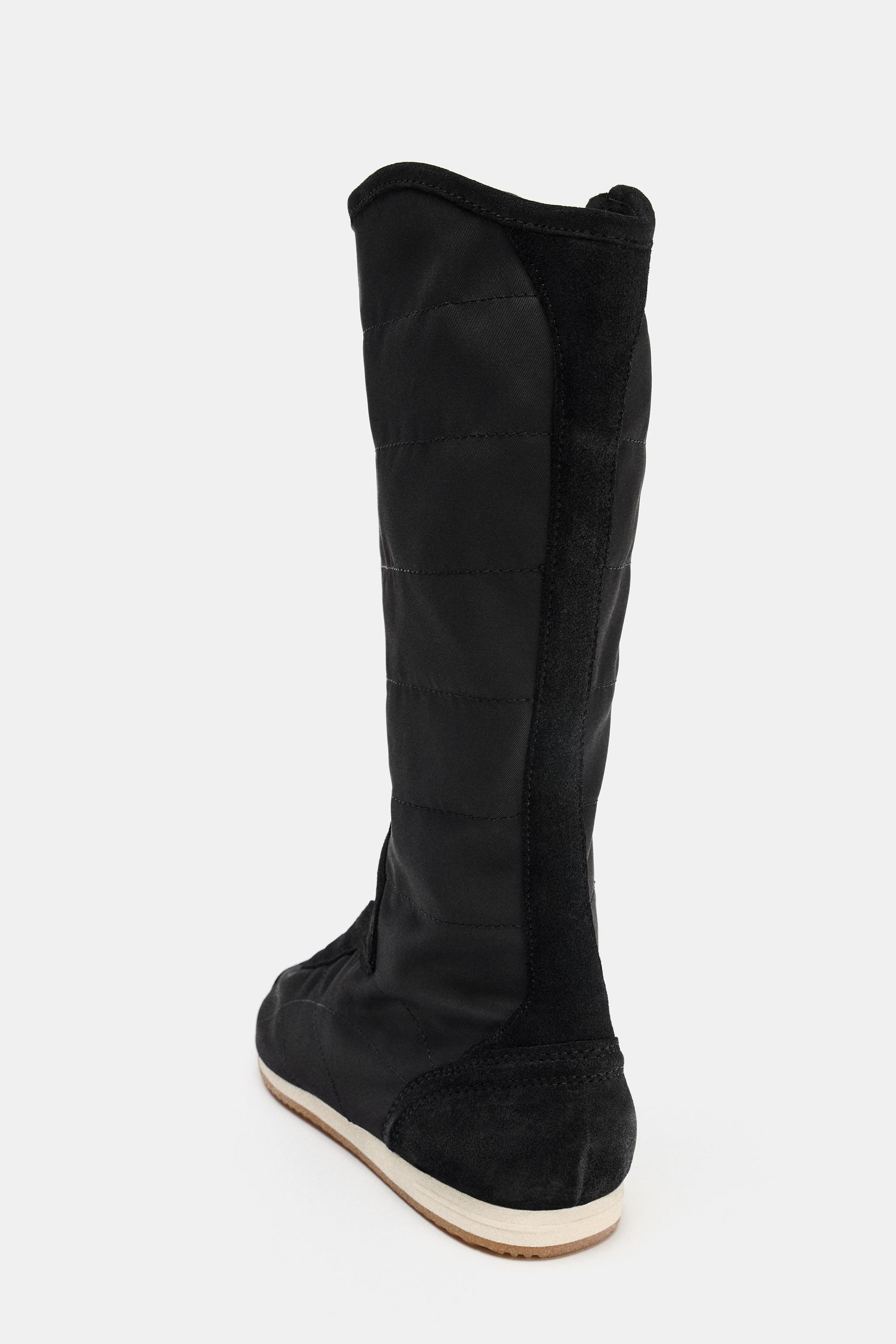 FABRIC HIGH-TOP SNEAKERS